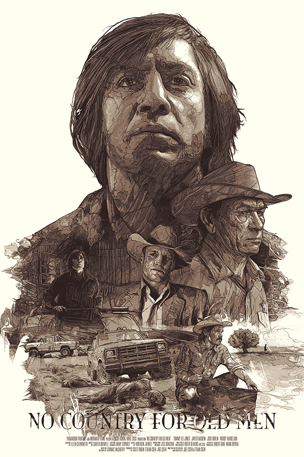 poster no country for old men illustration