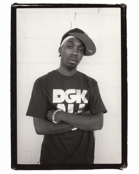 DGK foto en blanco y negro de rapero