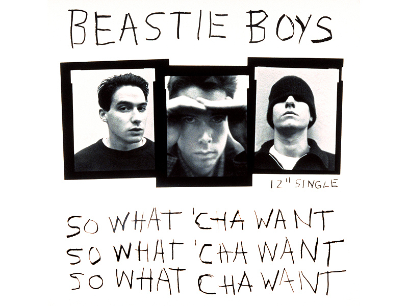 Portada de single de Beastie Boys so what cha want by haze