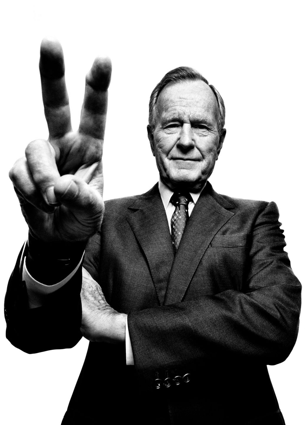 George H.W. Bush portrait photography