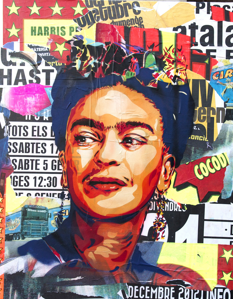 Frida kahlo collage btoy