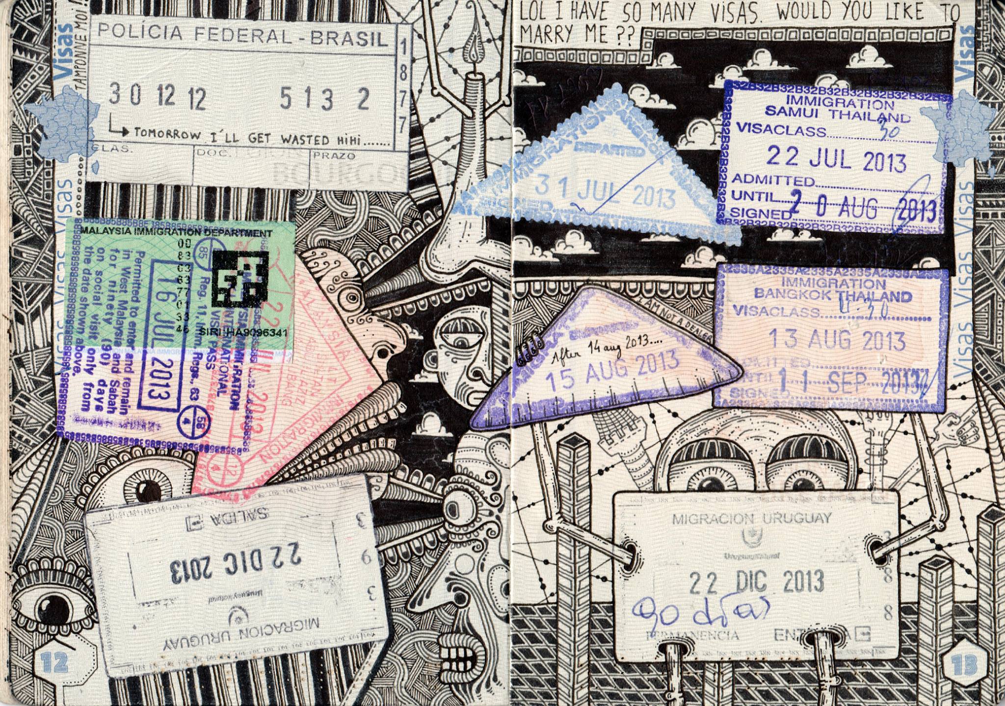 passport illustration 4
