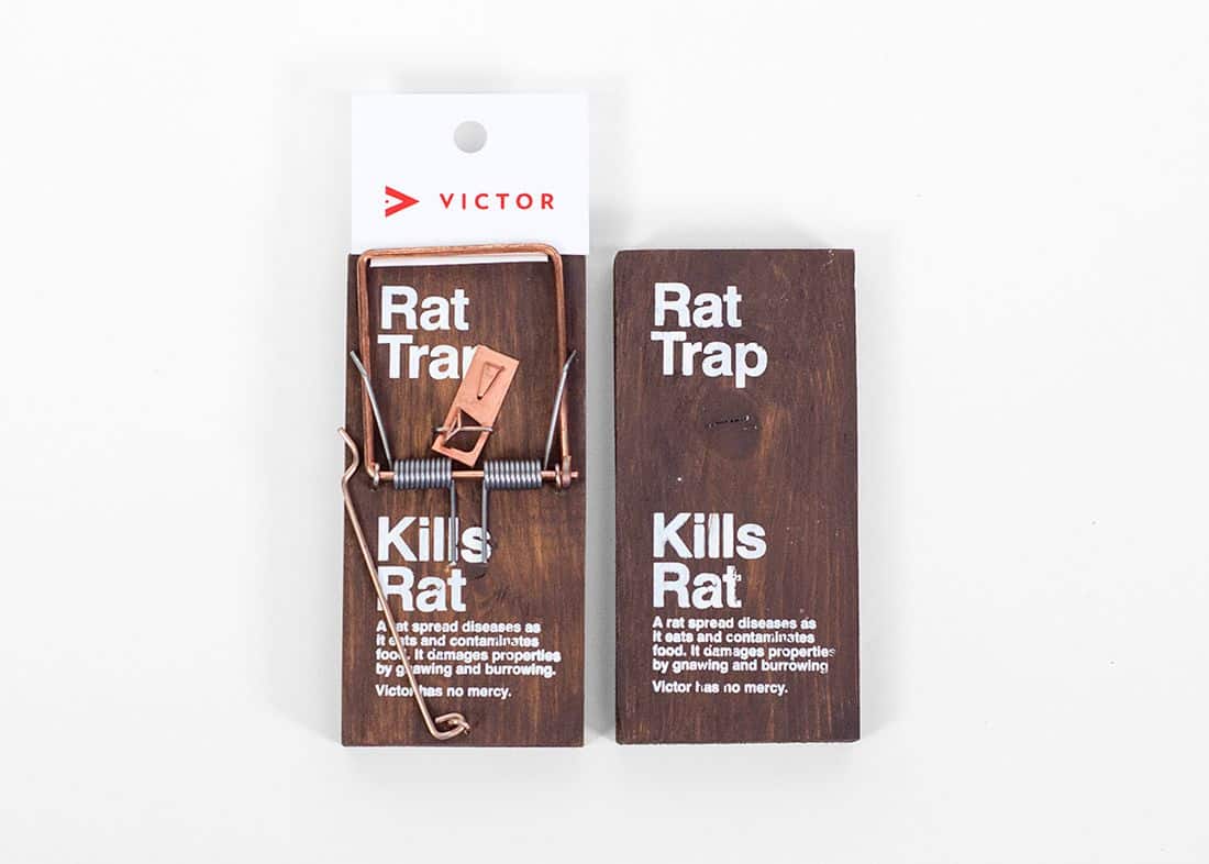 Packaging de trampas para ratas
