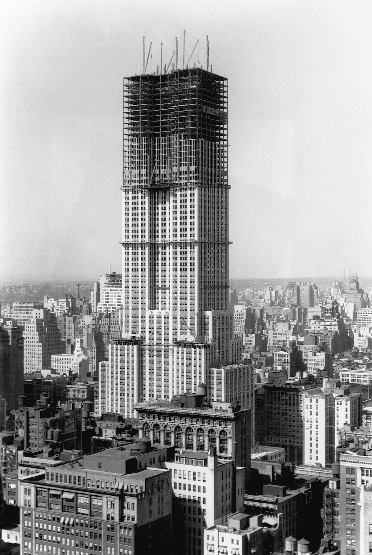Empire State Building Under Construction