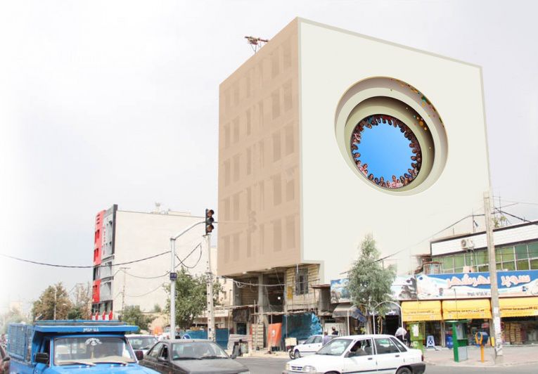 mehdi ghadyanloo street art optical illusion 10