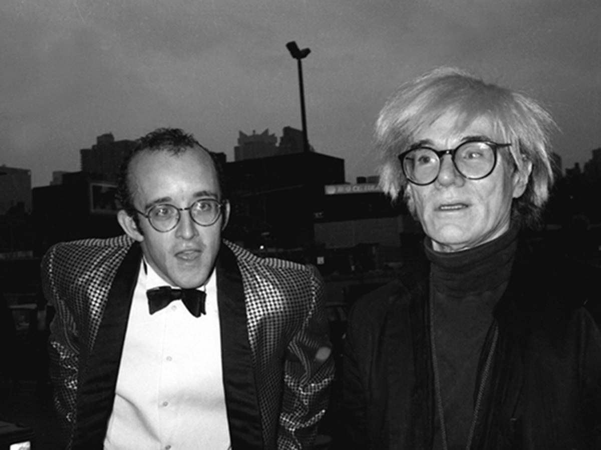 Keith Haring y Andy Warhol