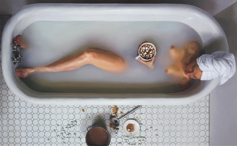 food women and hyperrealistic painting 7