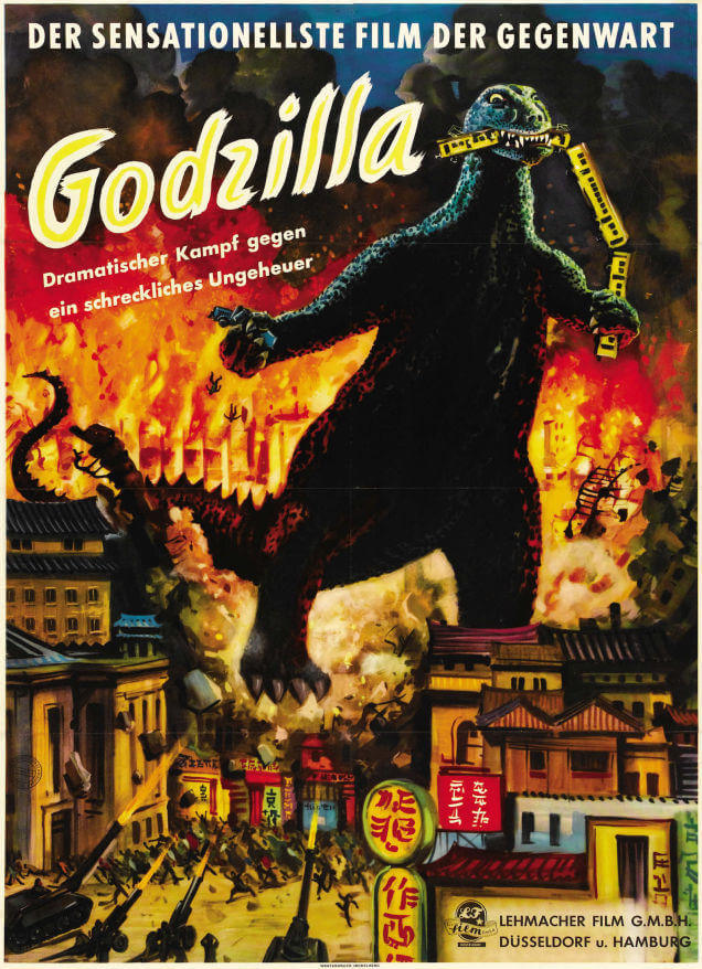 Godzilla rare awesome posterts oldskull 3