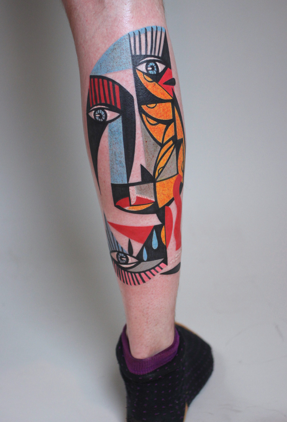 New Cubist Tattoos by Peter Aurisch(8)