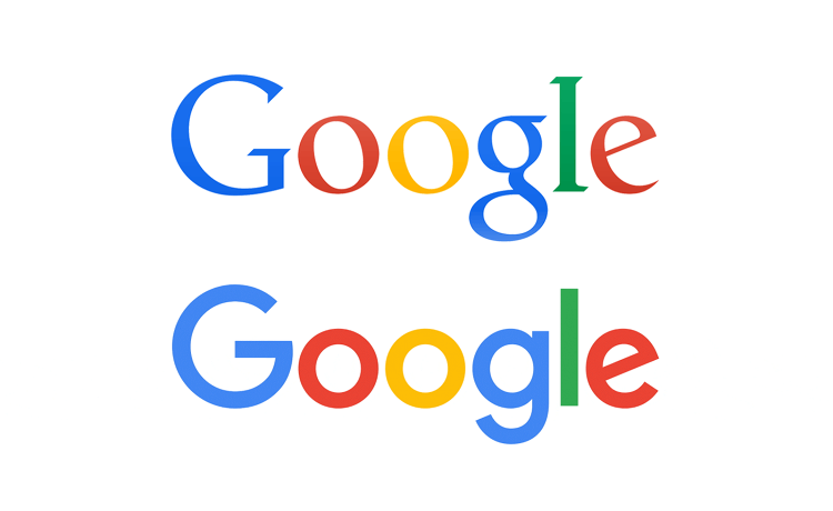 google new logo vs old oldskull