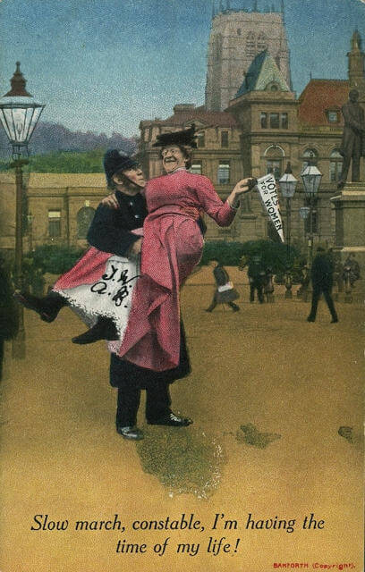 Propaganda Postcards Warn Men about the Dangers of Women’s Rights from the Early 20th Century (1)