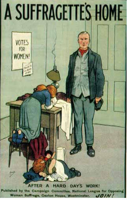 Propaganda Postcards Warn Men about the Dangers of Women’s Rights from the Early 20th Century (11)