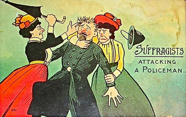 Propaganda Postcards Warn Men about the Dangers of Women’s Rights from the Early 20th Century (5)