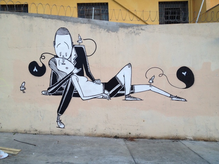 Street art bisous - 10