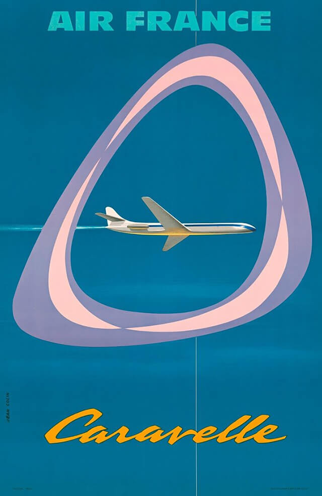 The Golden Age of Air Travel Beautiful Vintage Airline Posters - 14