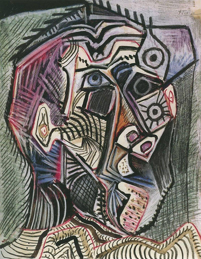 Picasso Self Portrait Evolution From Age 15 To Age 90 (11)