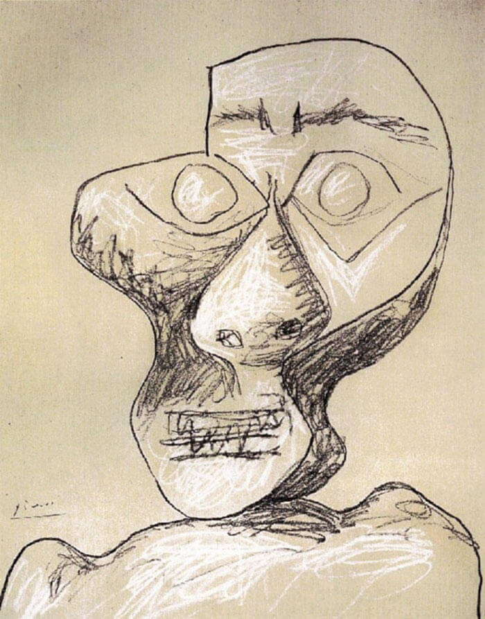 Picasso Self Portrait Evolution From Age 15 To Age 90 (13)