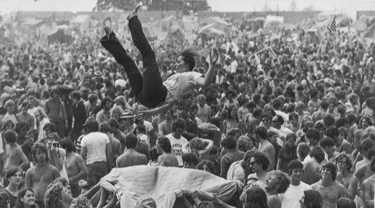 la felicidad. Woodstock