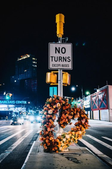Vandalismo floral en New York