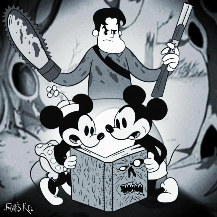 MIKE CHIECHI TERROR Y MICKEY MOUSE MINNIE