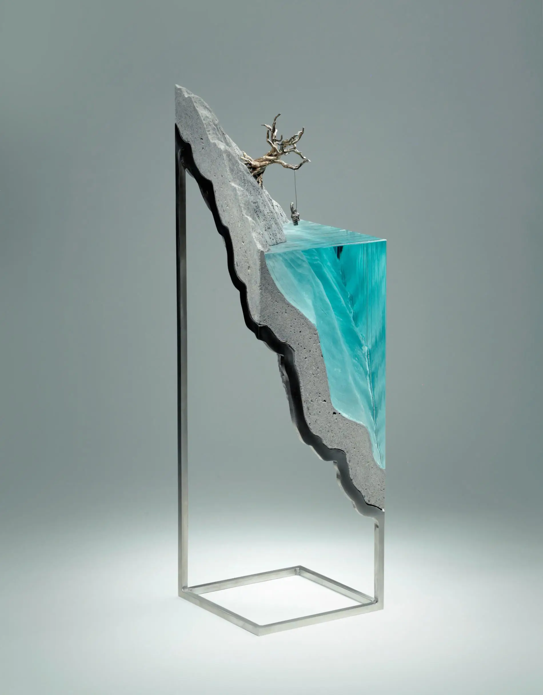 ben youn escultura vidrio arbol