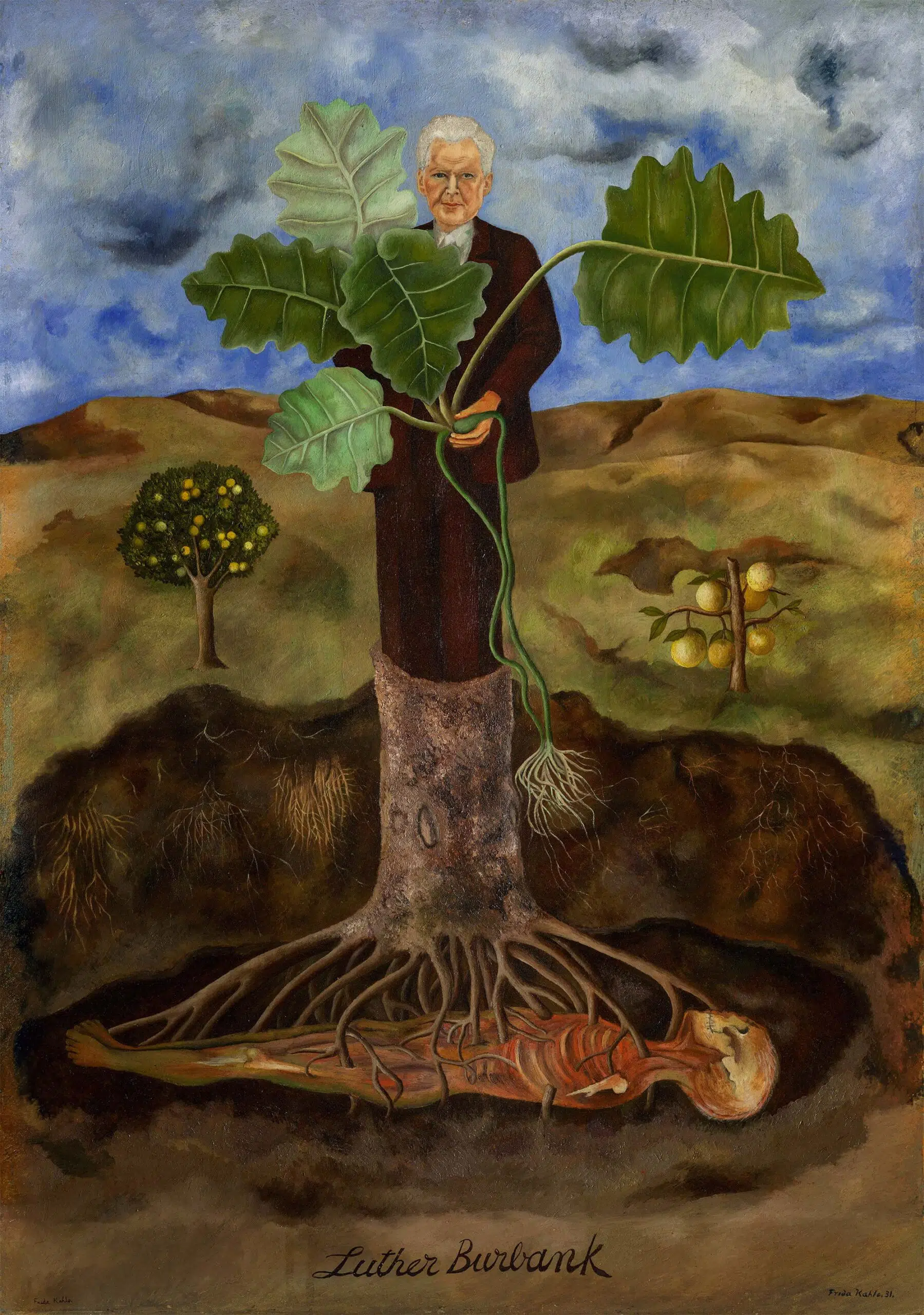 kahlo libro Portrait of Luther Burbank