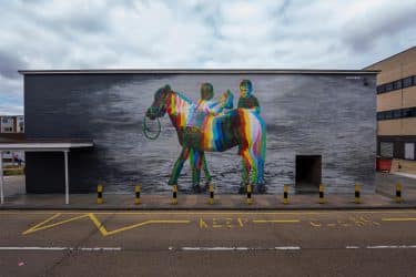 essex murales caballo