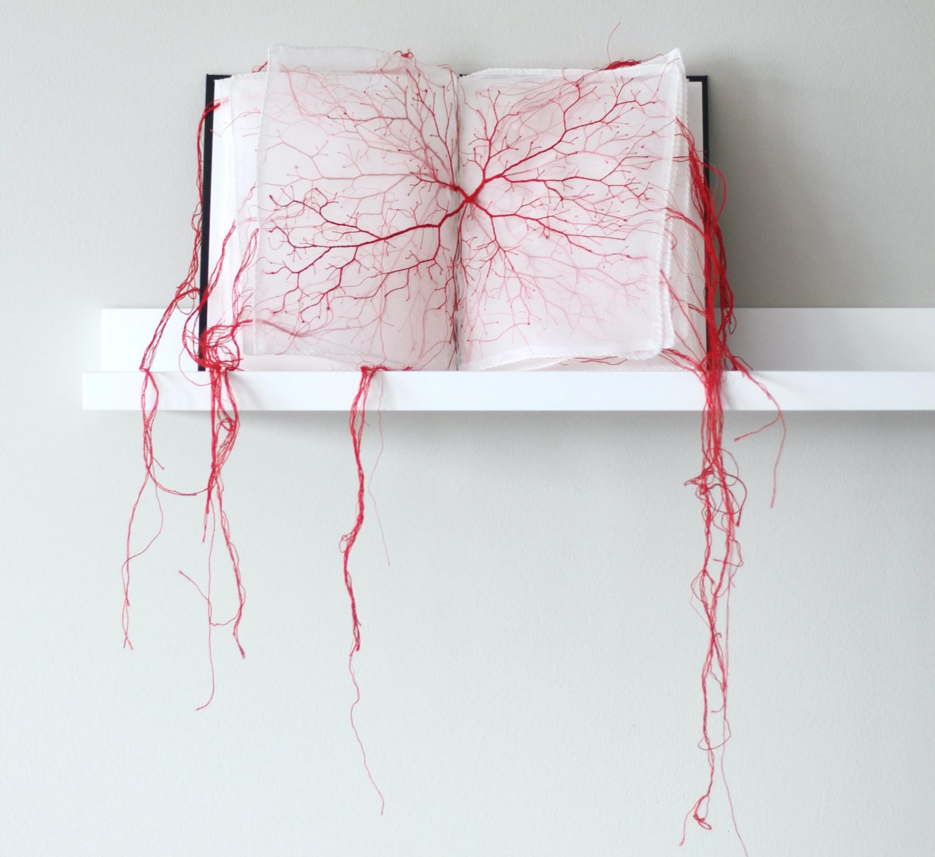rima day artista japonesa hilo rojo libro arbol