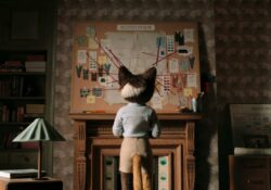 The house serie animada de nexus studios para netflix, escena gato investigando