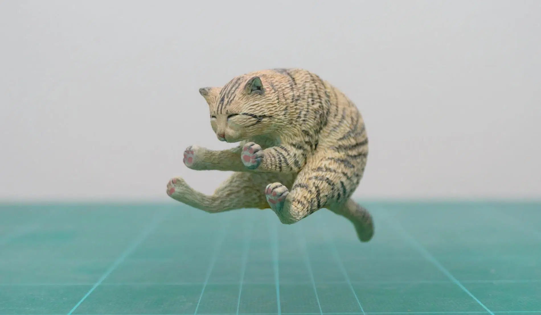 meetissai esculruras de memes de animales gato salta ninja