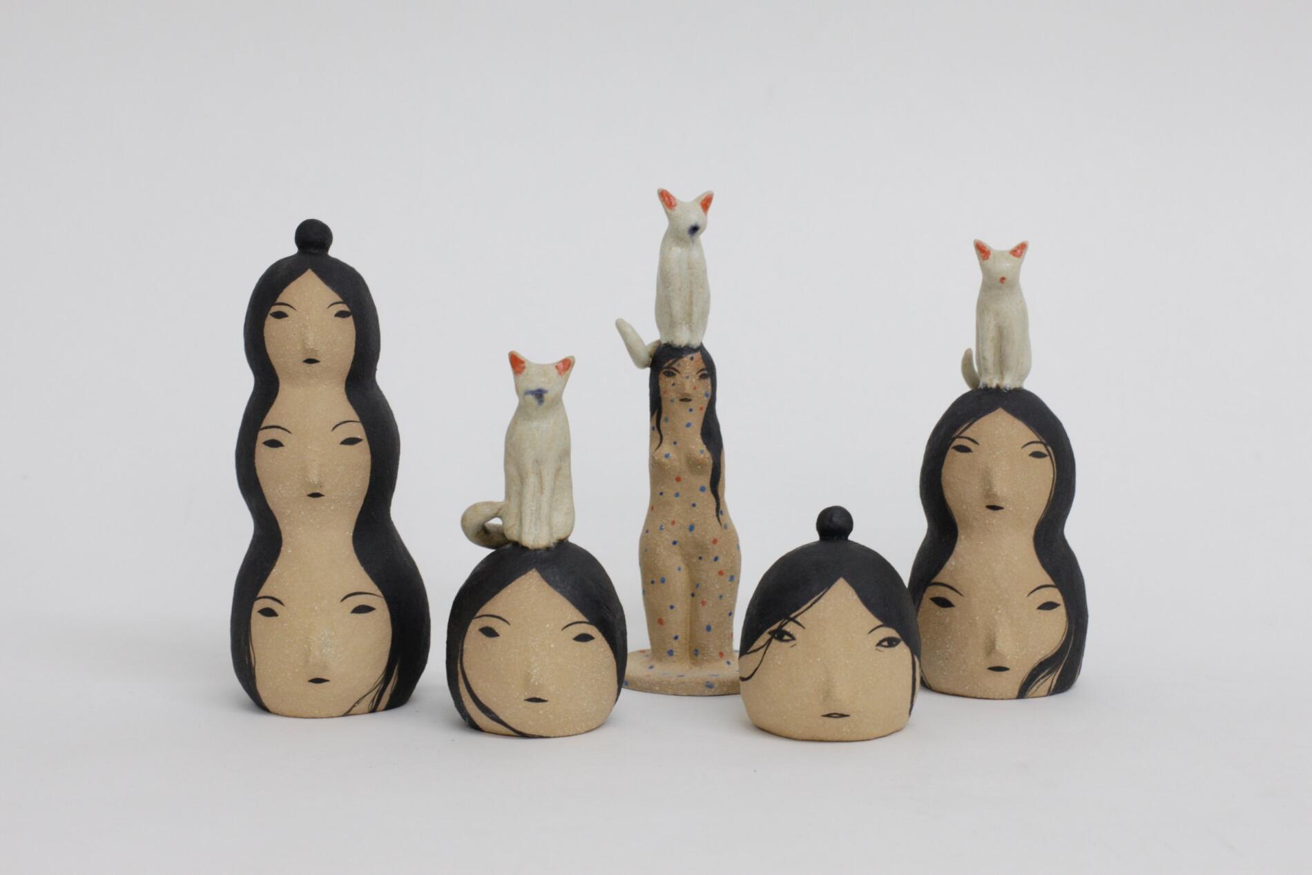 rami kim ceramista personajes en ceramica cabezas ghatos