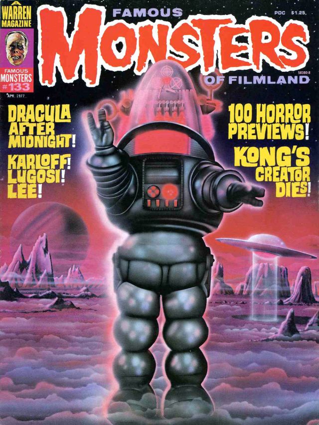 Famous Monsters of Filmland portada de revista h