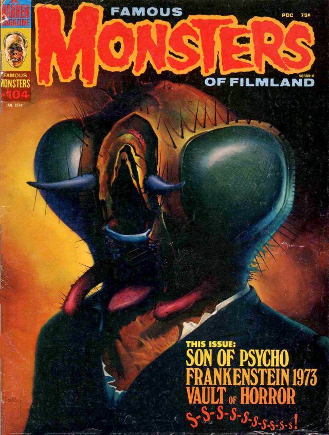 Famous Monsters of Filmland portada de revista mosca
