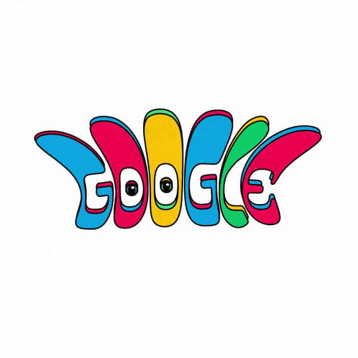 rediseño logotipo google psicodelico kapwing studio