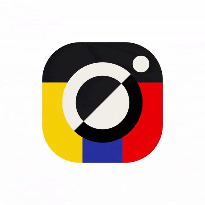 rediseño logotipo instagram bauhaus kapwing studio