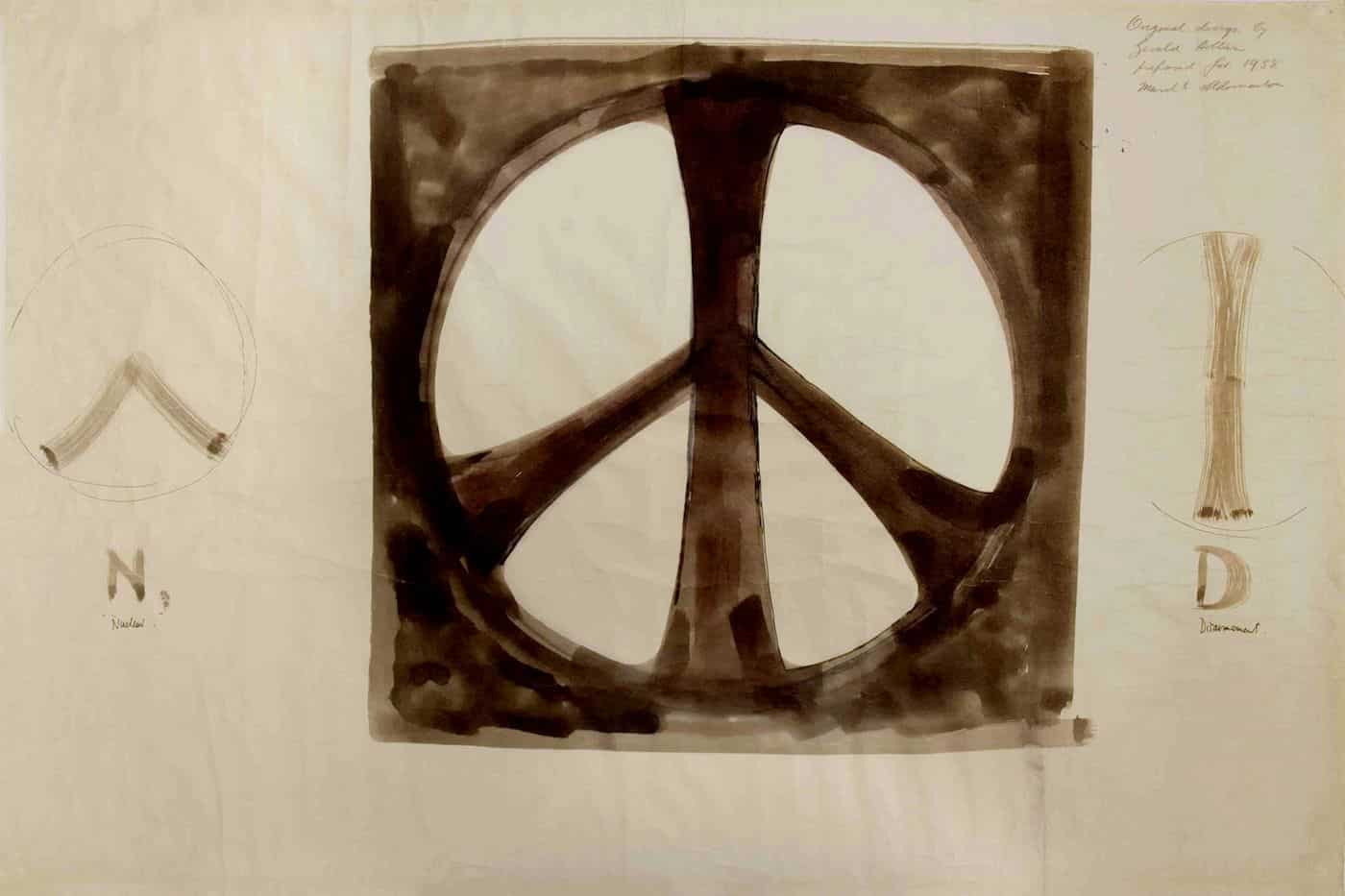 simbolo de paz sketch