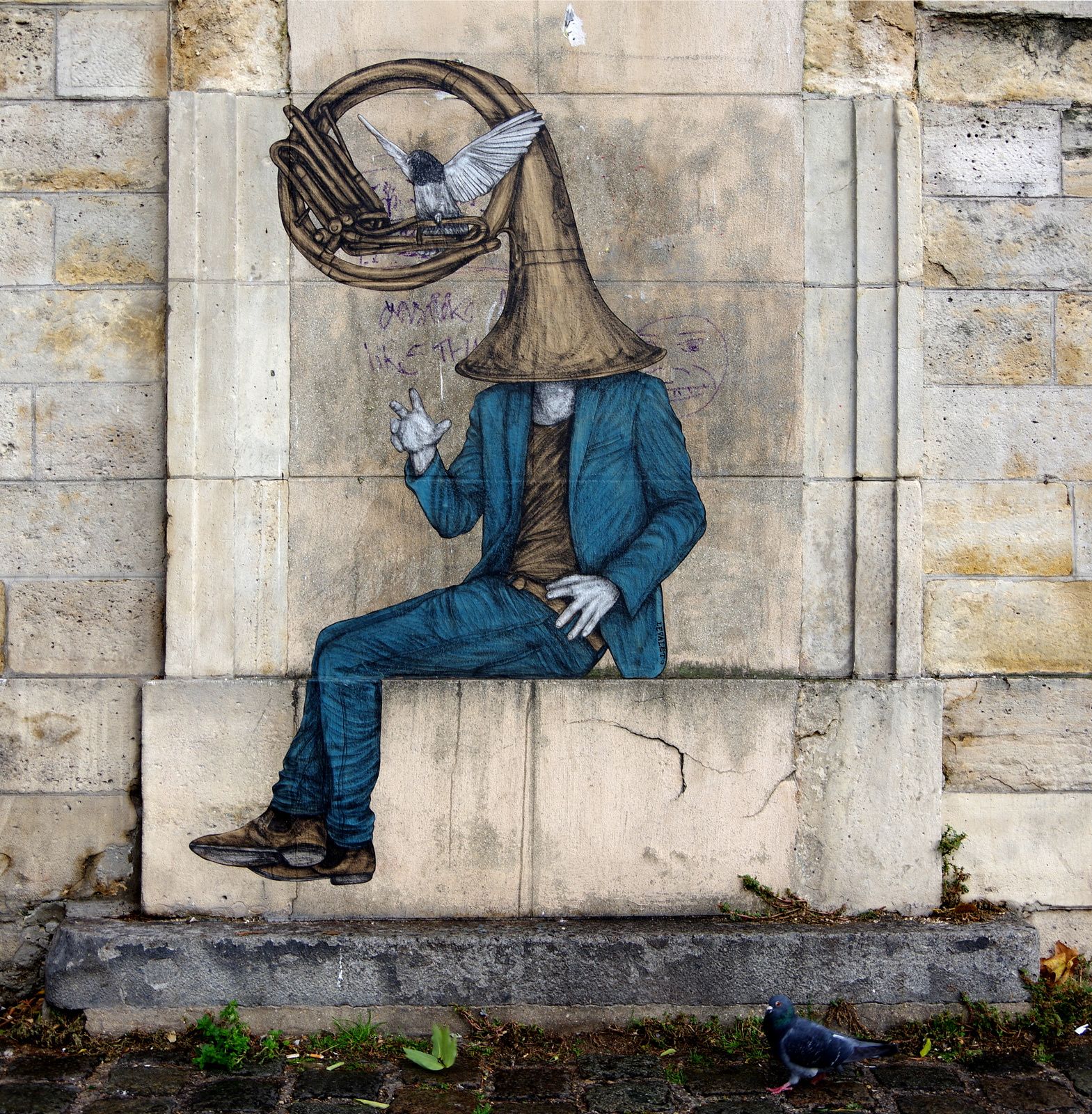 street art - levalet - musica
