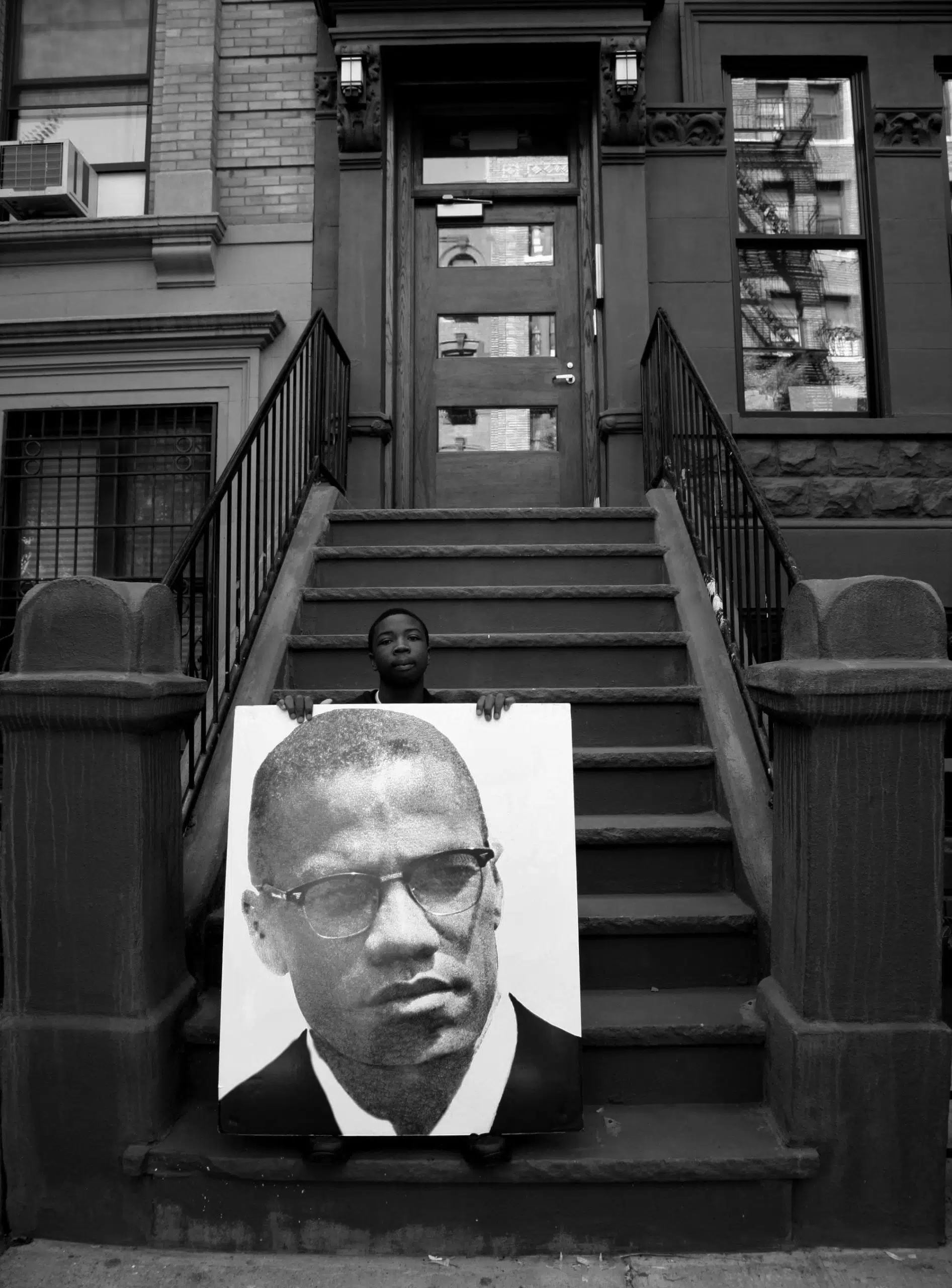 jamel shabazz Remembering Malcolm, Harlem, New York (2010