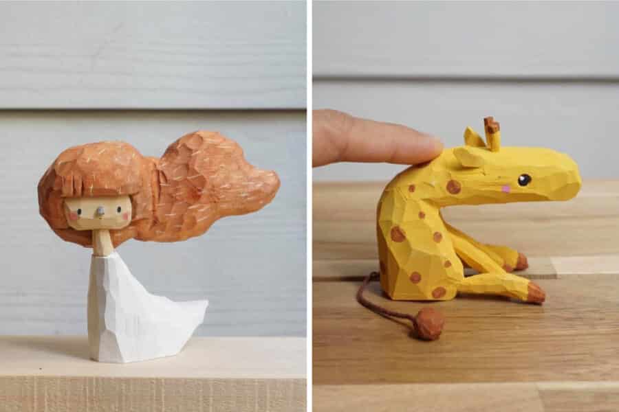 woodyoumind personajes enmadera hechos a mano juguetes