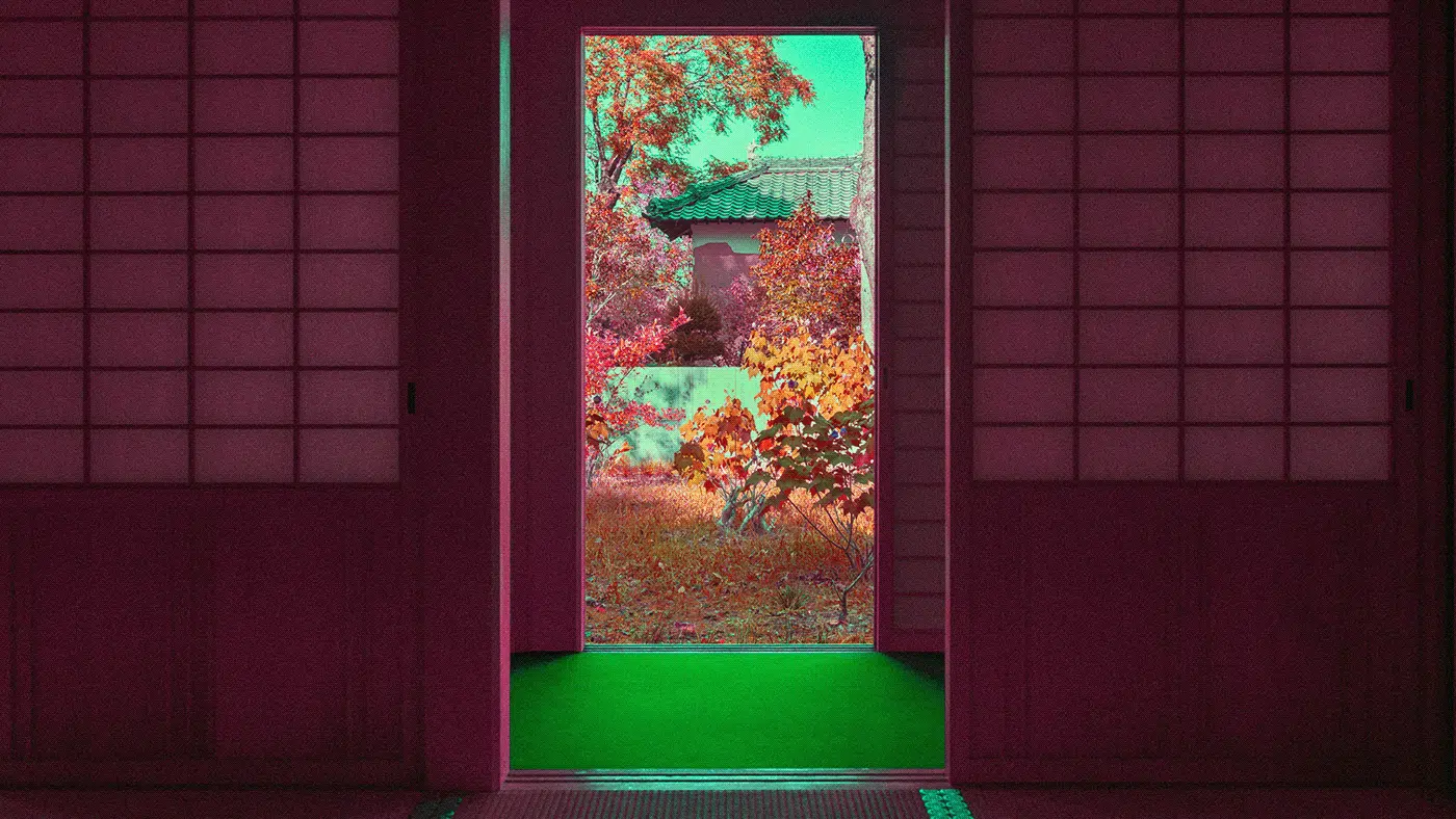 Hashira Yamamoto asuka serie fotografia infrarroja reinterpreta japon jardin