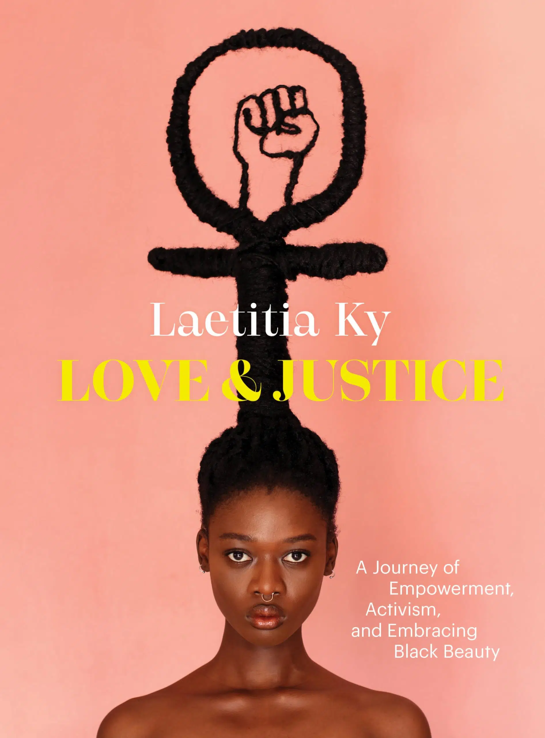Laetitia Ky simbolos activistas escultura capilar love and justice