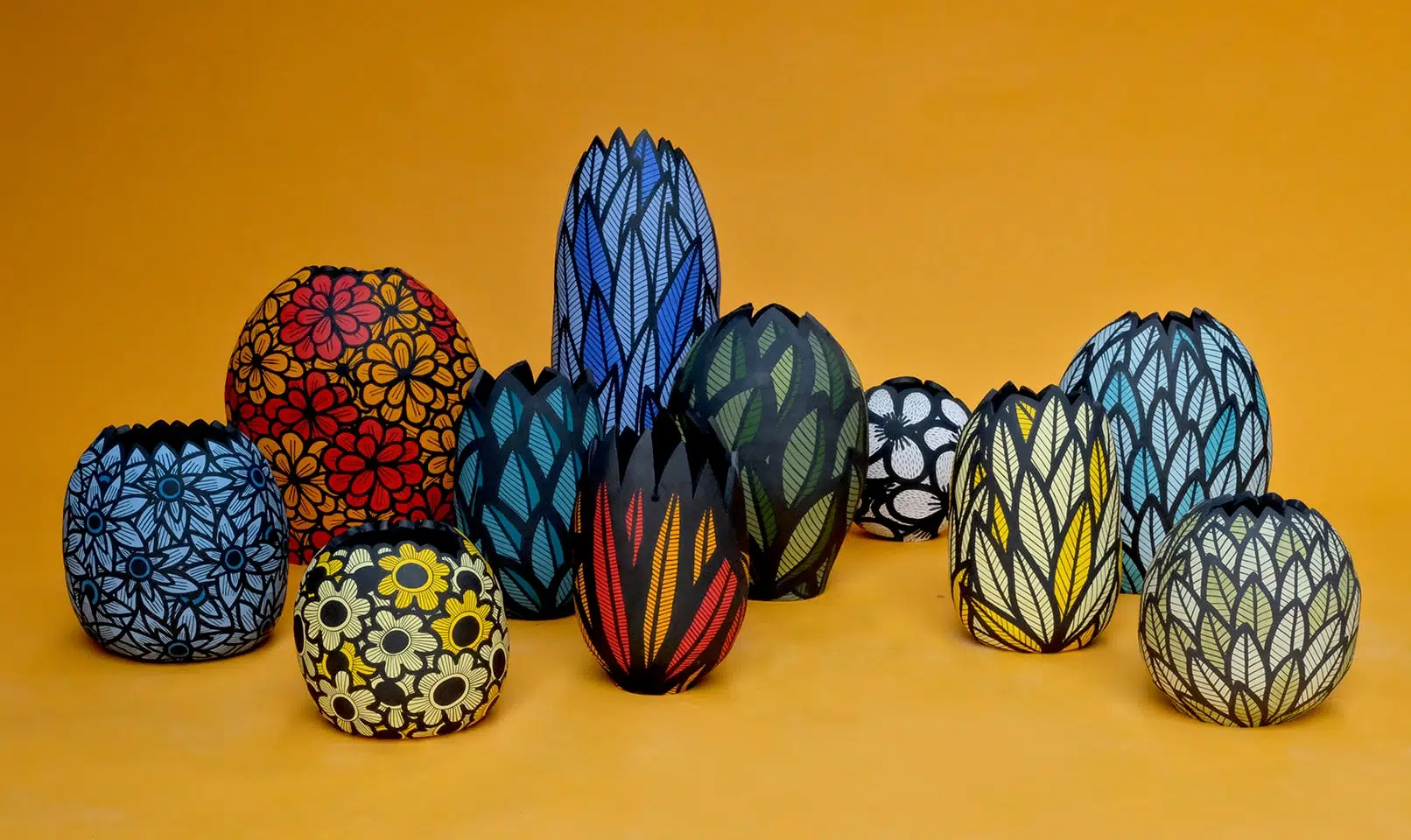 Ariana Heinzman formas botamimcas vasijas de ceramica