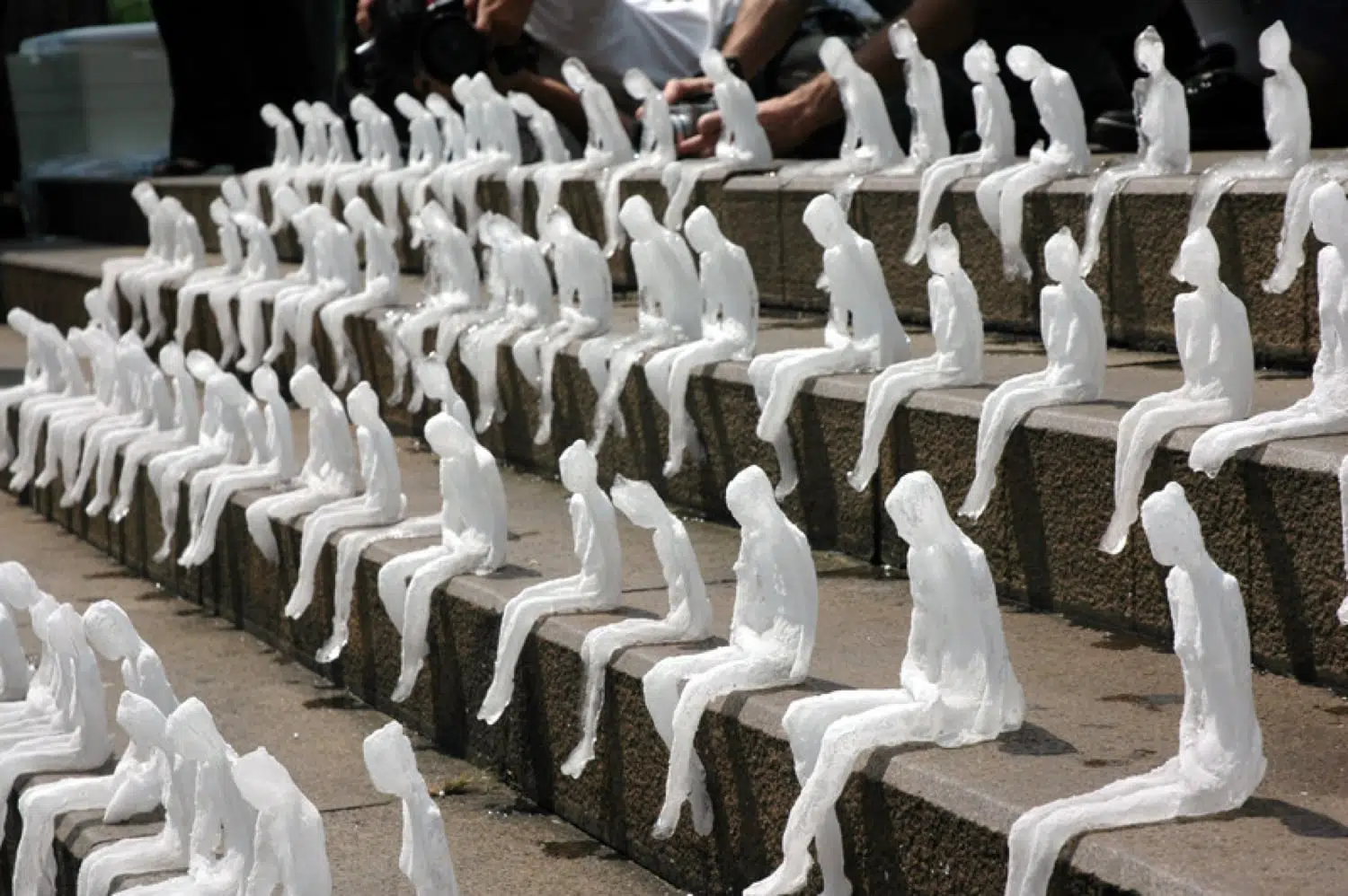 Néle Azevedo esculturas de hielo cambio climatico