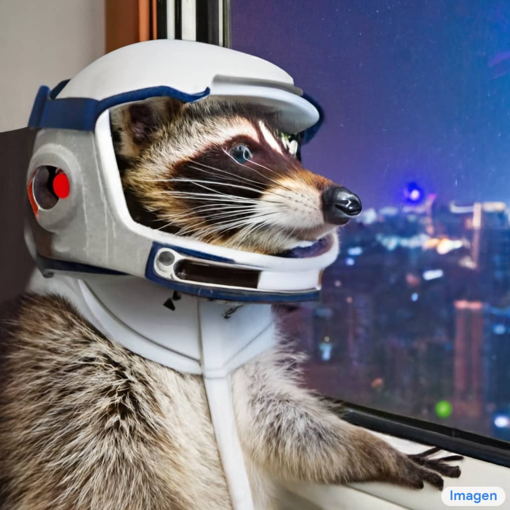 a-photo-of-a-raccoon-wearing-an-astronaut-helmet google imagen