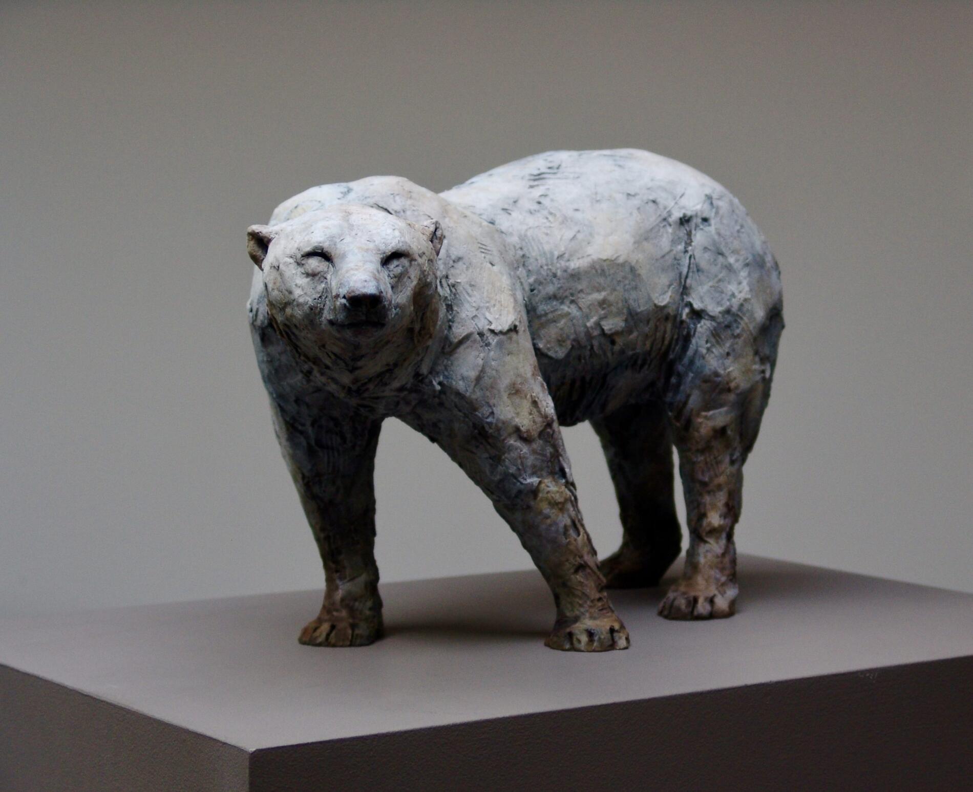 oso polar escultura en bronce Nichola Theakston