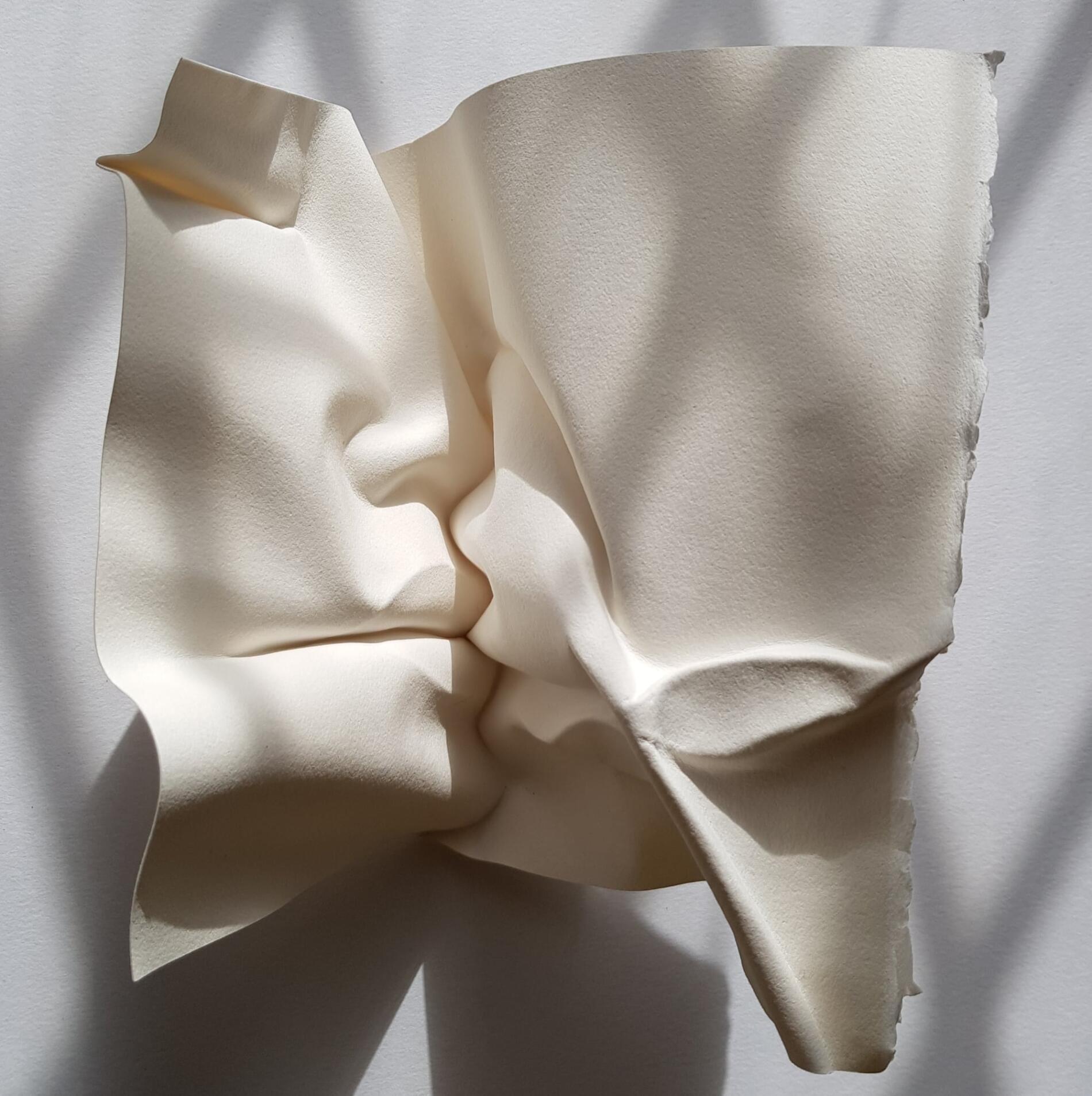 verity cara intimidad esculturas de papel polly verity beso al revez