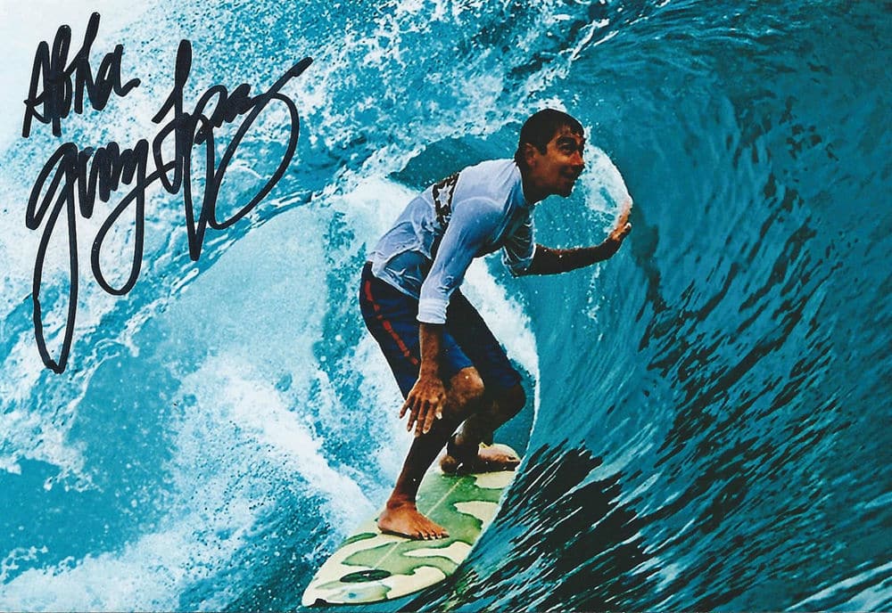 gerry lopez surf autografo