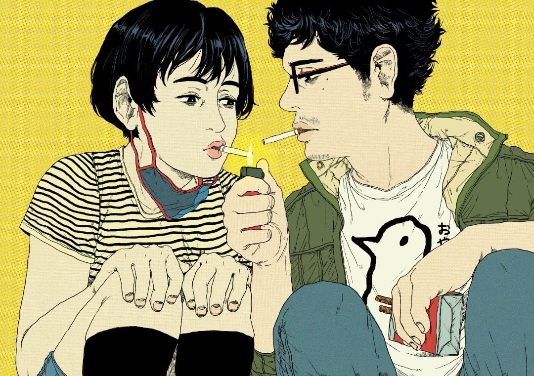 magtira paolo ilustracion mujeres smoke