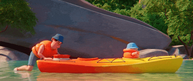 kayak animacion gif