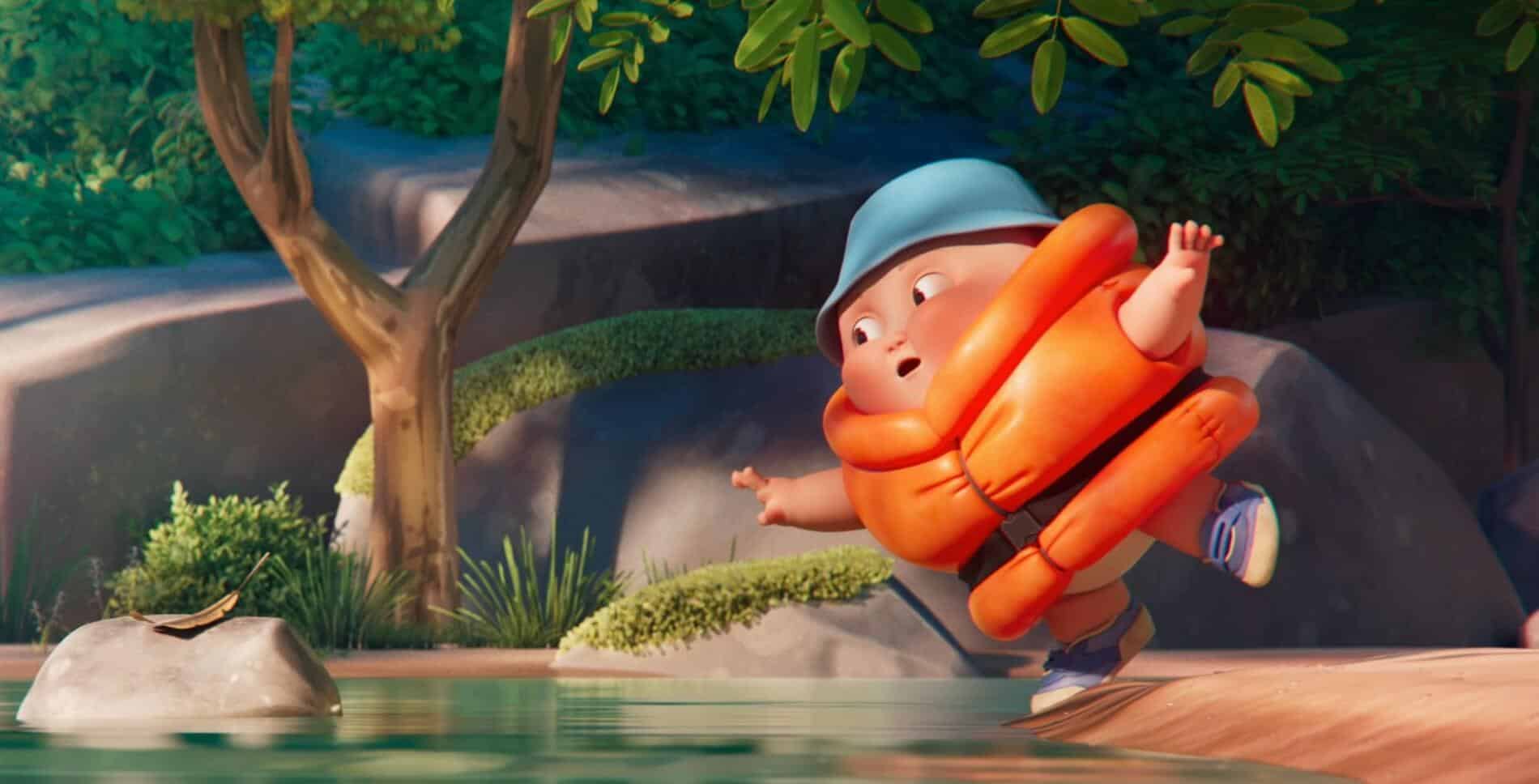 kayak corto animacion
